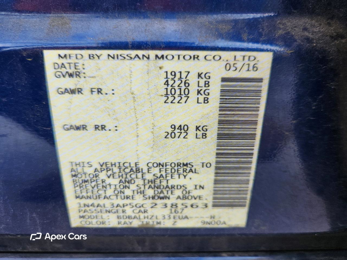 Nissan Altima 2016