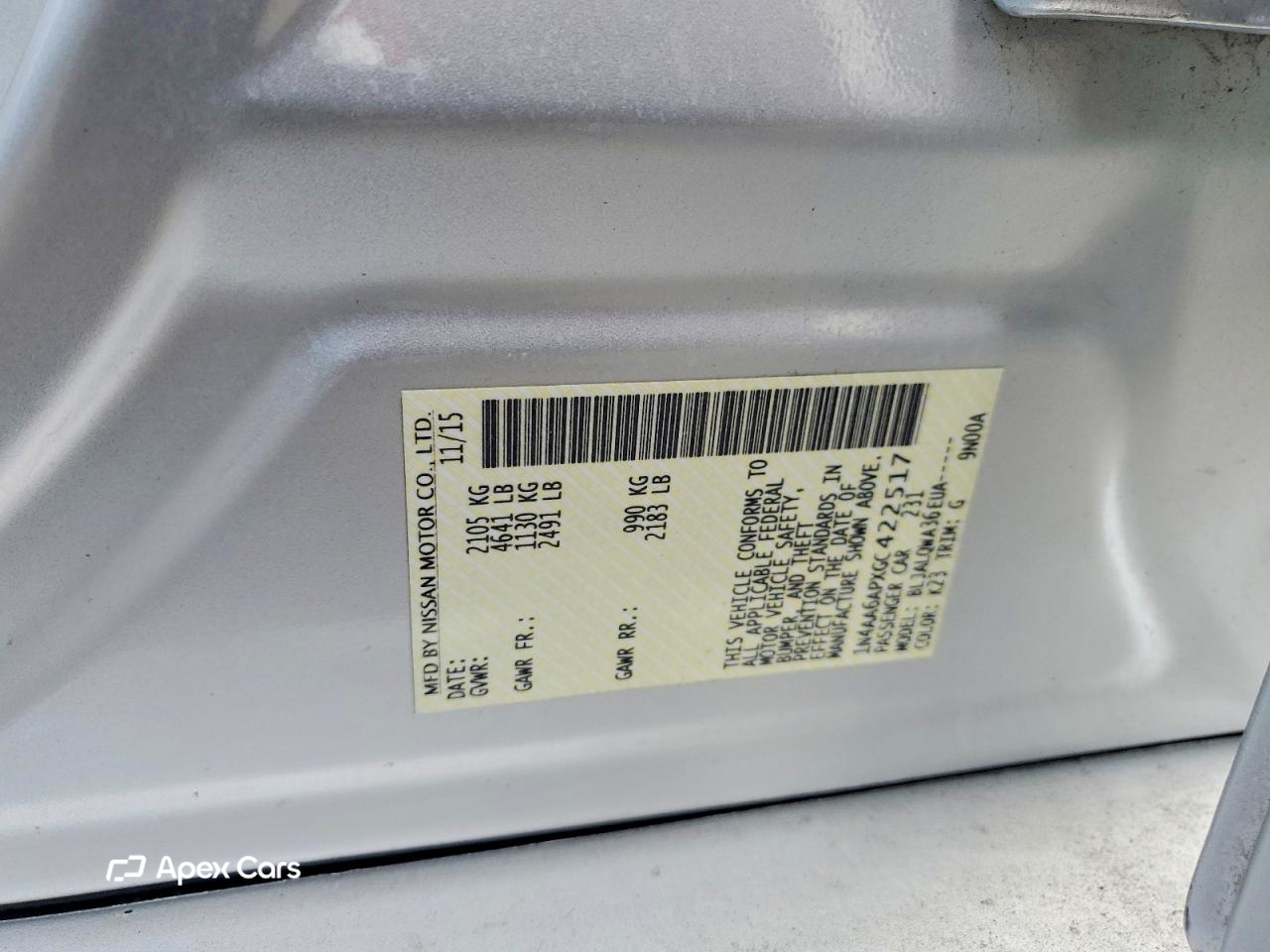 Nissan Maxima 2016