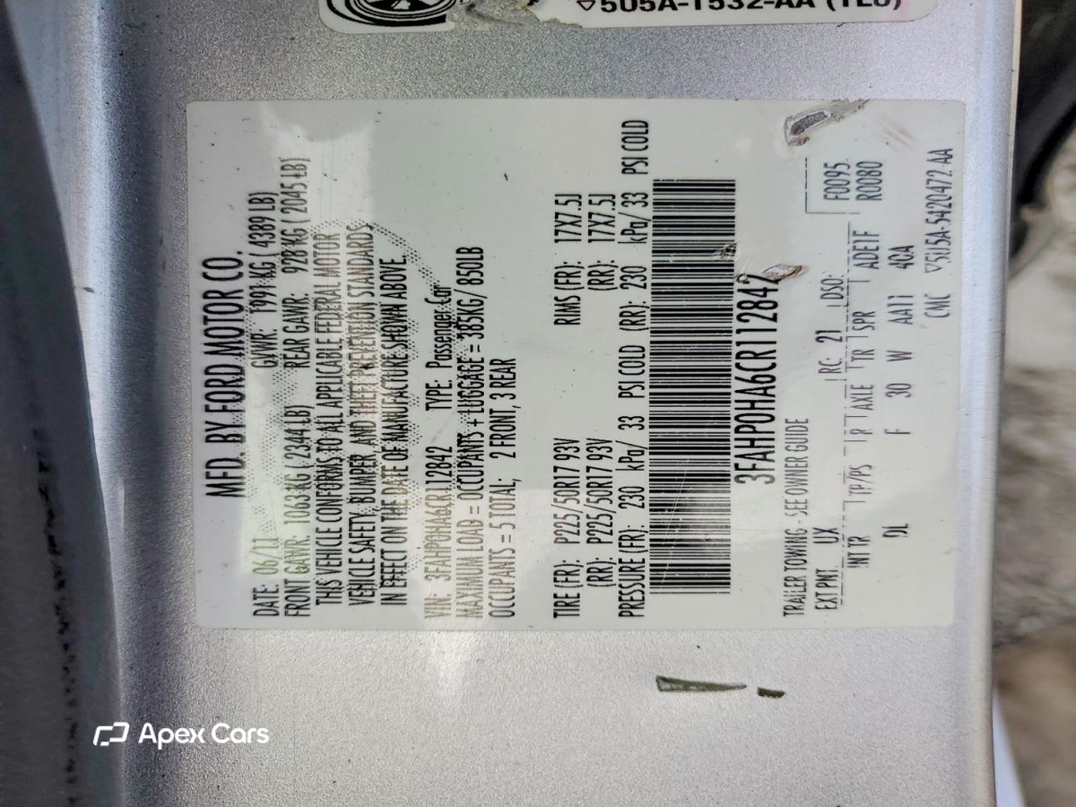 Ford Fusion 2012