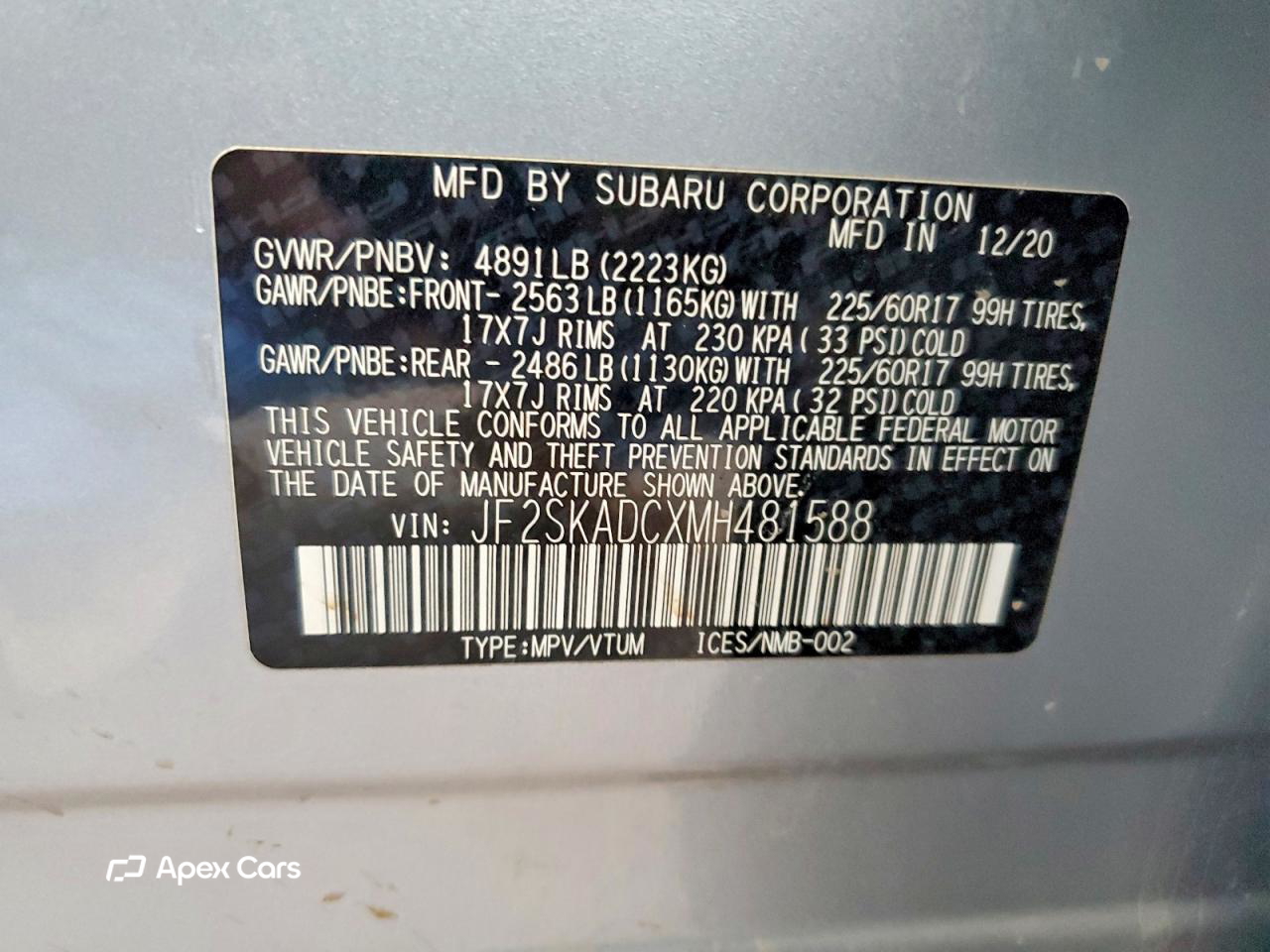 Subaru Forester 2021