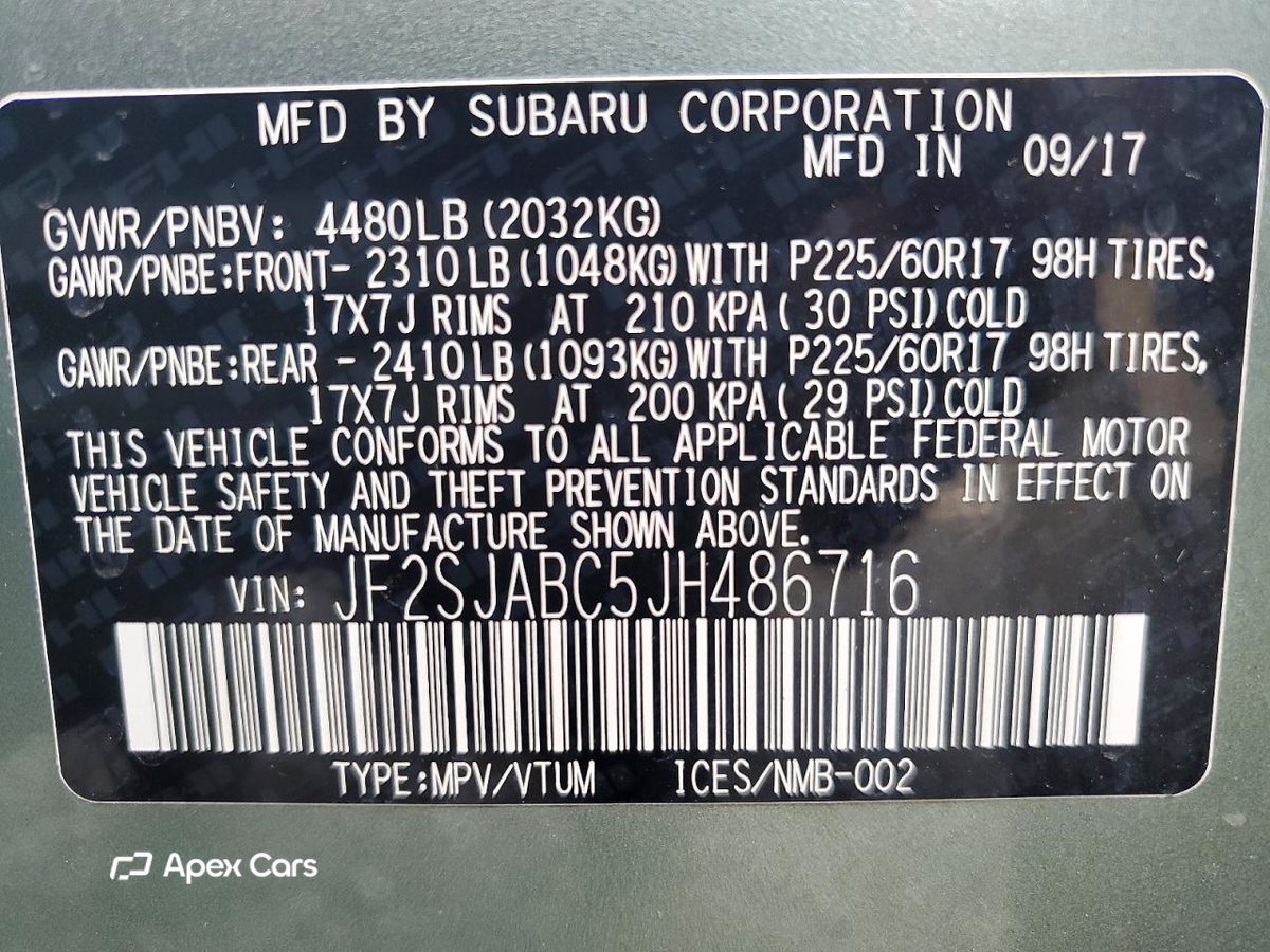 Subaru Forester 2018