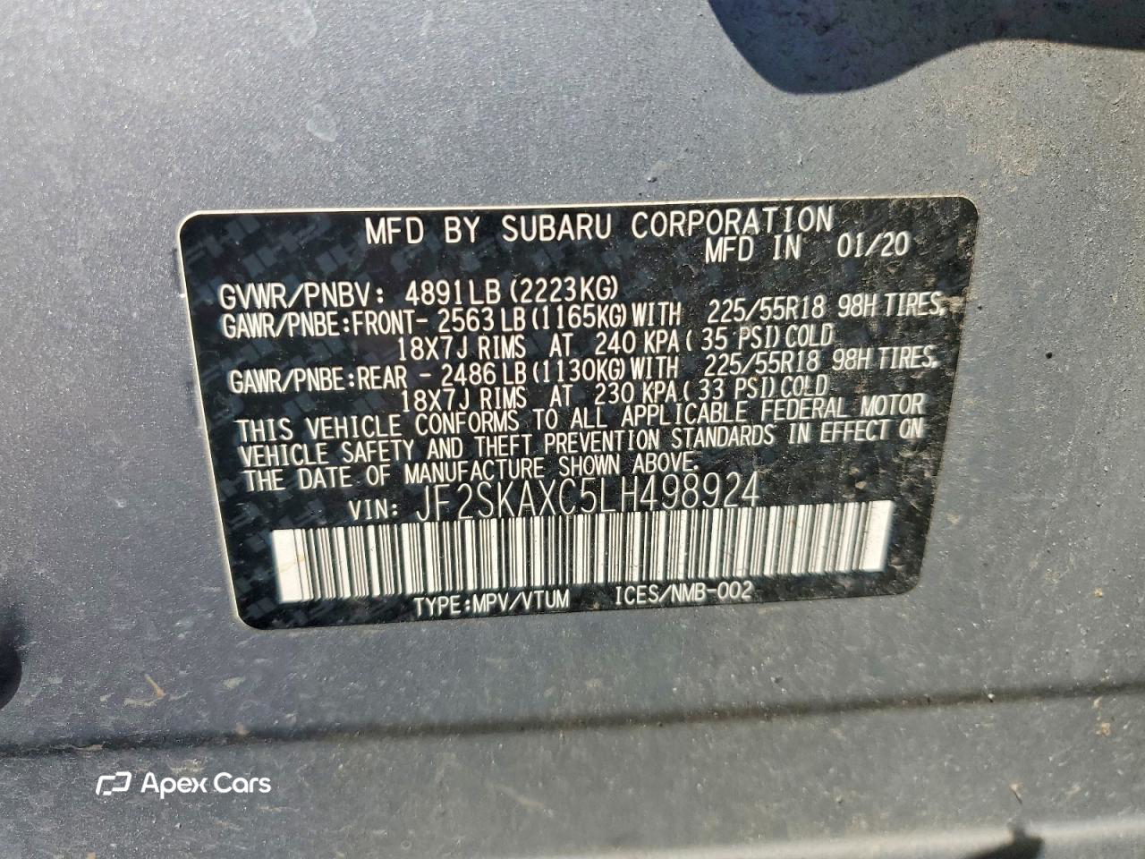 Subaru Forester 2020