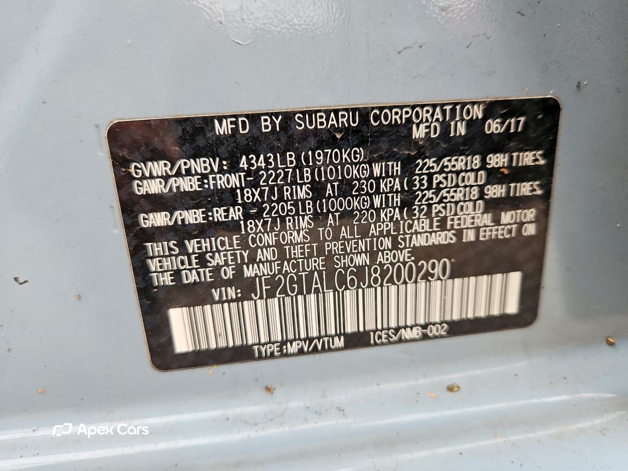 Subaru XV 2018