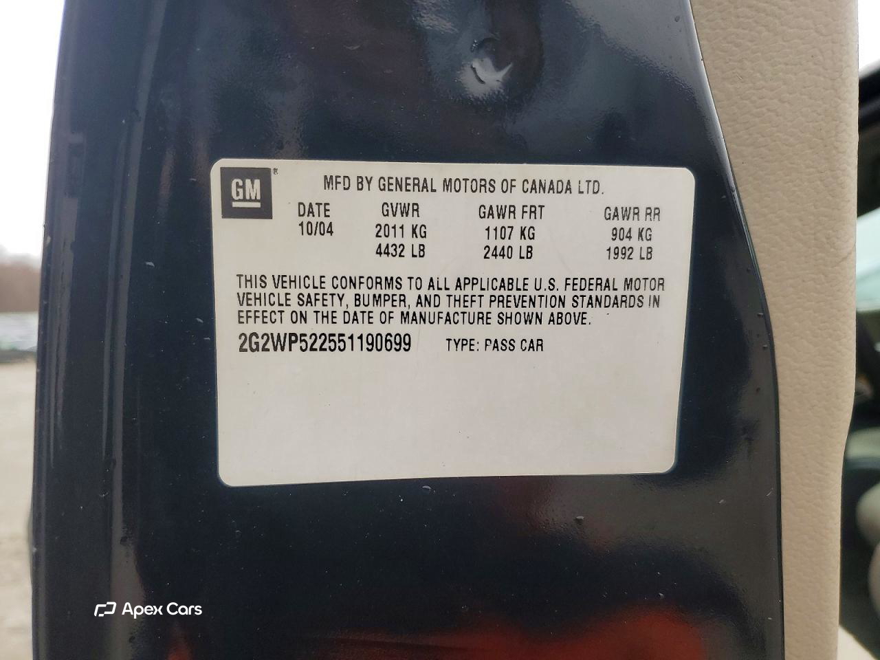 Pontiac Grand Prix 2005