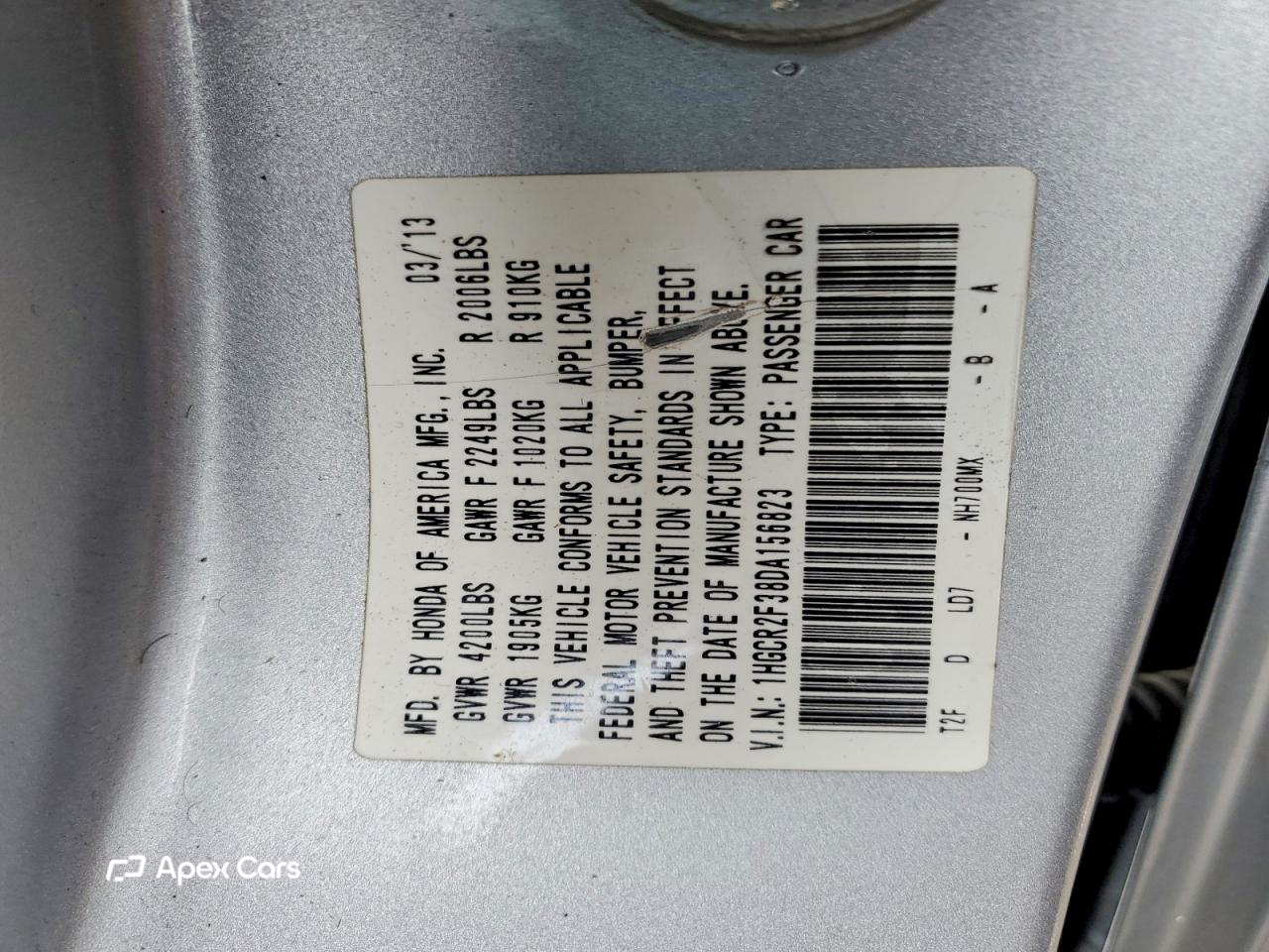 Honda Accord 2013