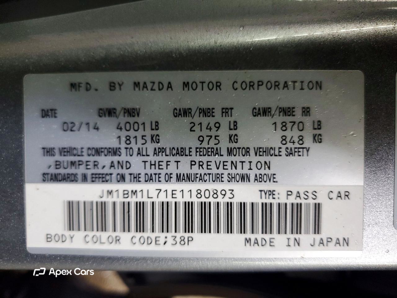 Mazda 3 2014