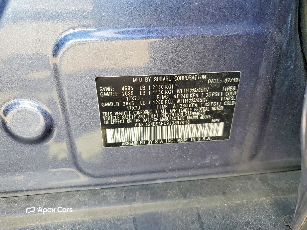 Subaru Outback 2018