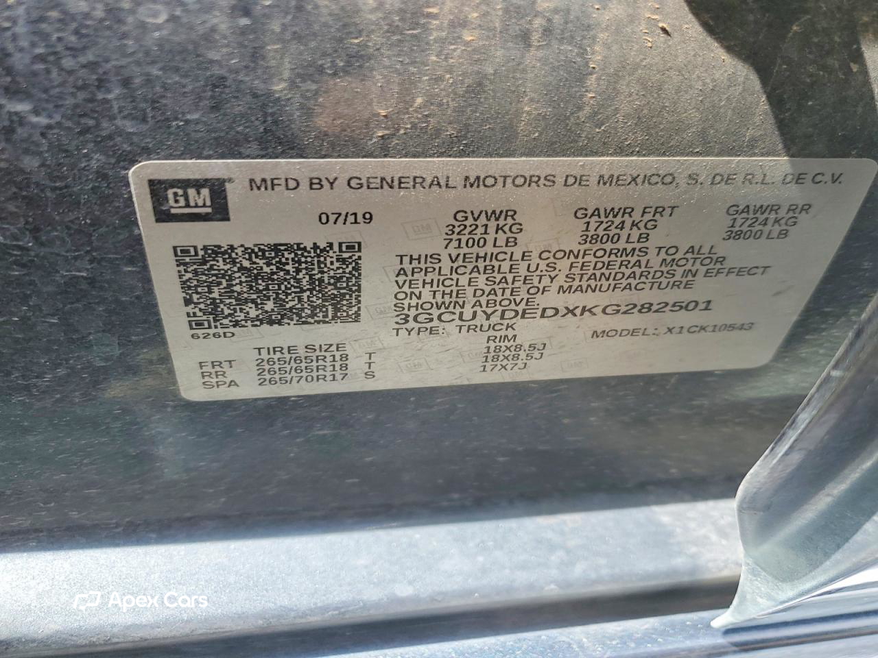 Chevrolet Silverado 2019