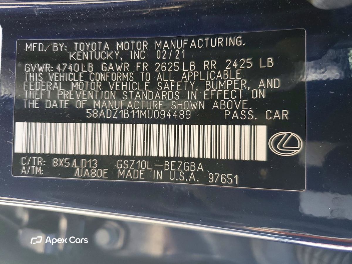 Lexus ES 2021