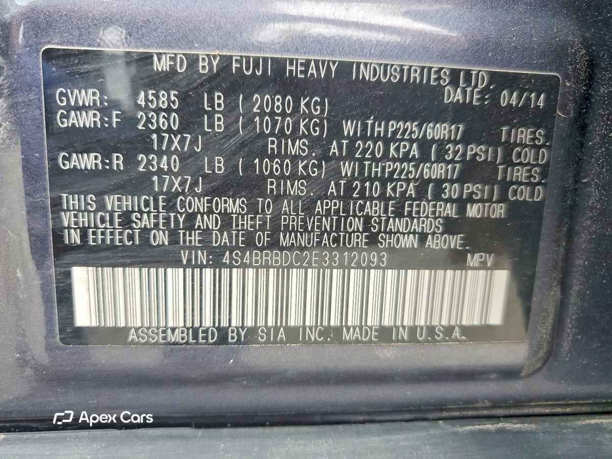 Subaru Outback 2014