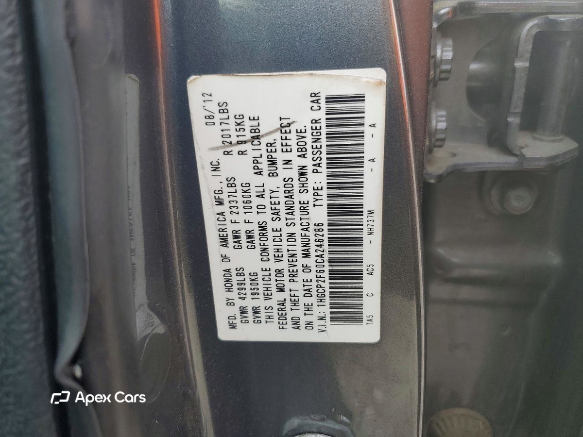 Honda Accord 2012
