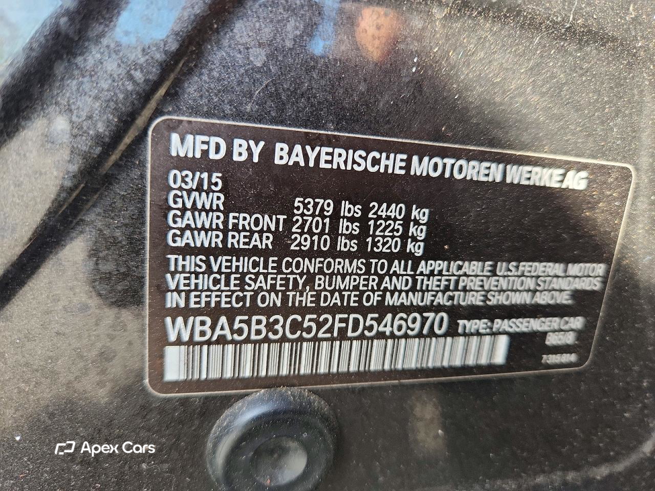 BMW Series 5 2015