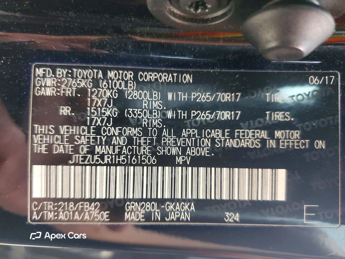 Toyota 4Runner 2017