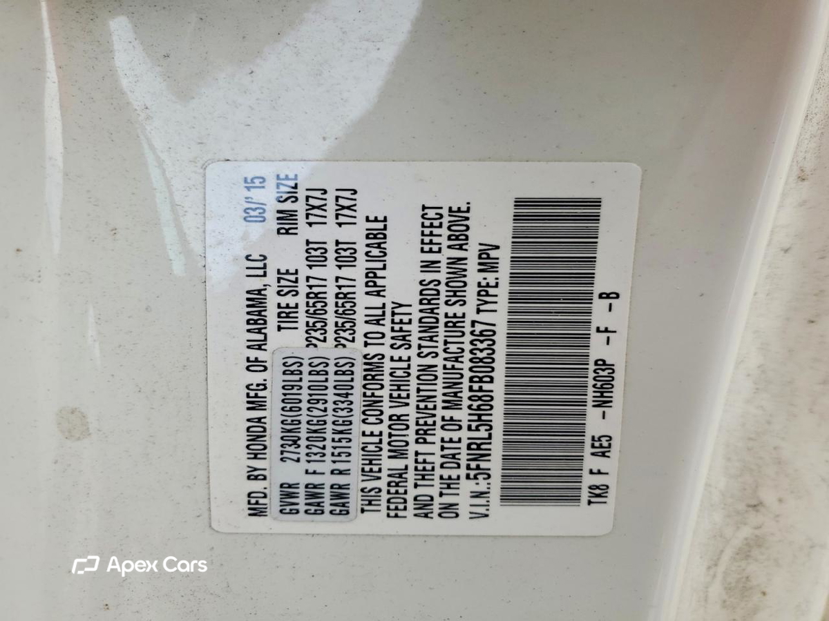 Honda Odyssey 2015