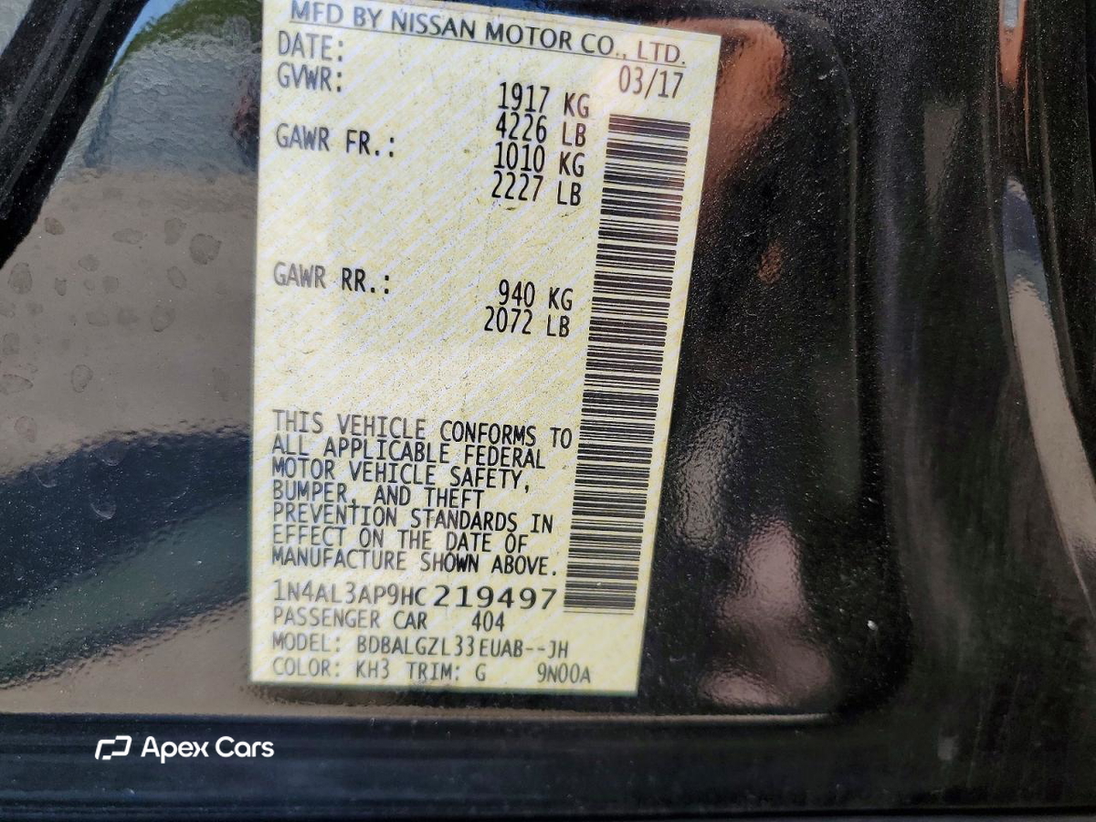 Nissan Altima 2017