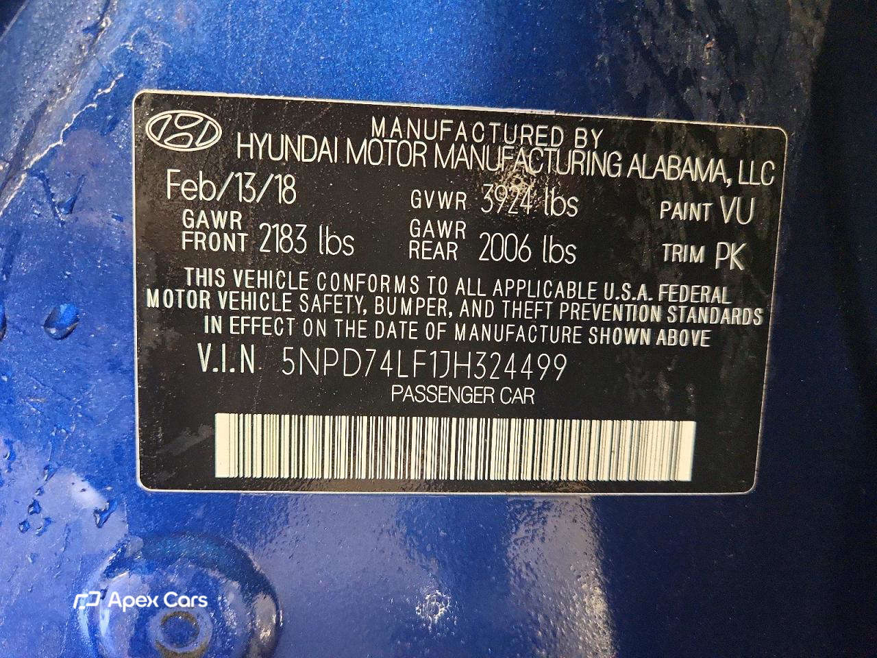 Hyundai Elantra 2018
