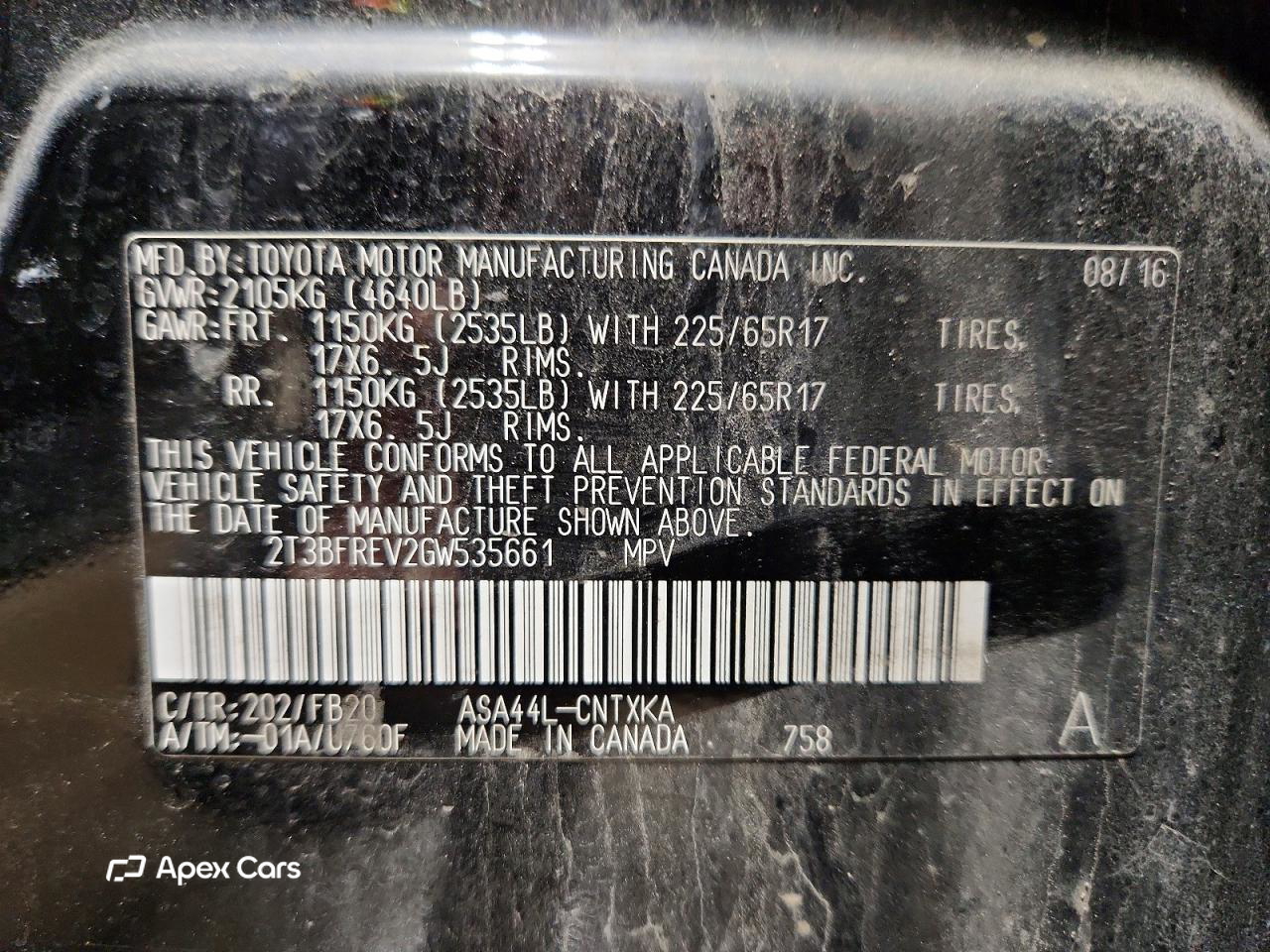 Toyota RAV 4 2016