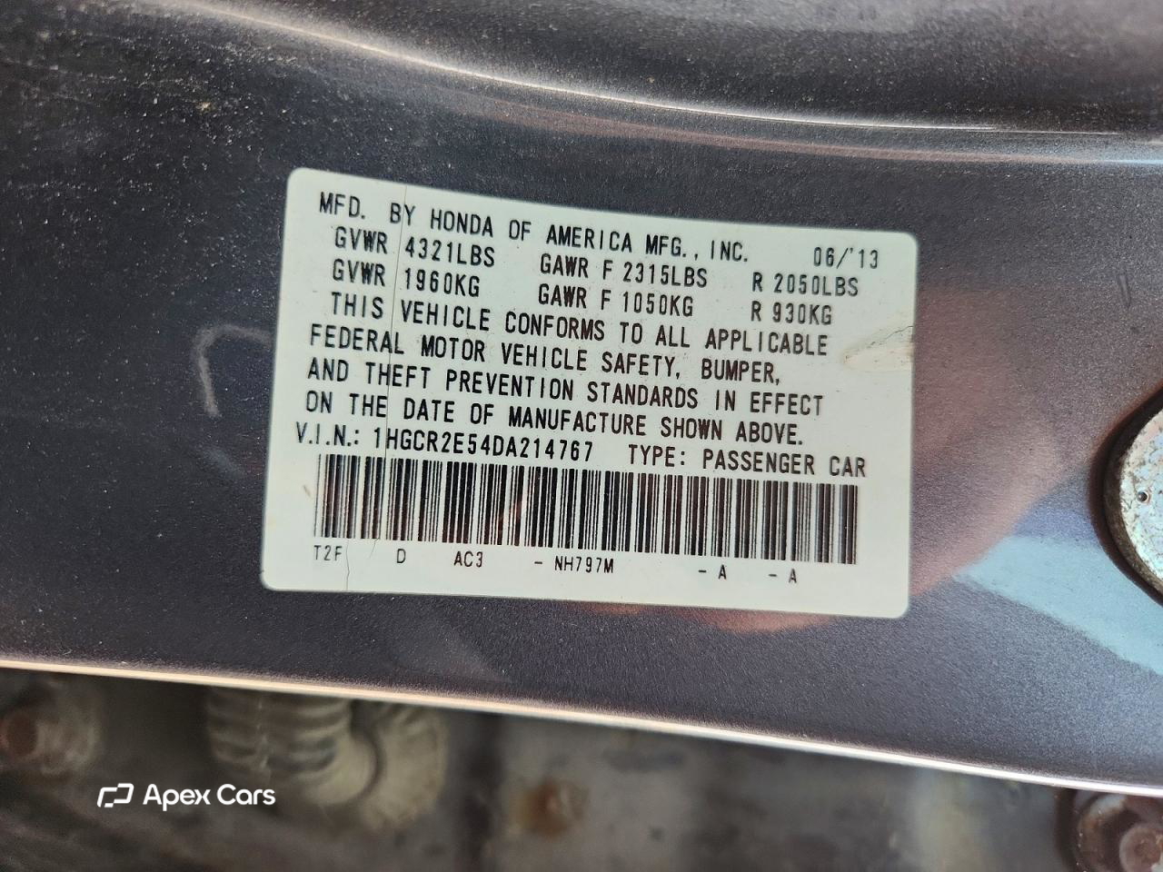 Honda Accord 2013
