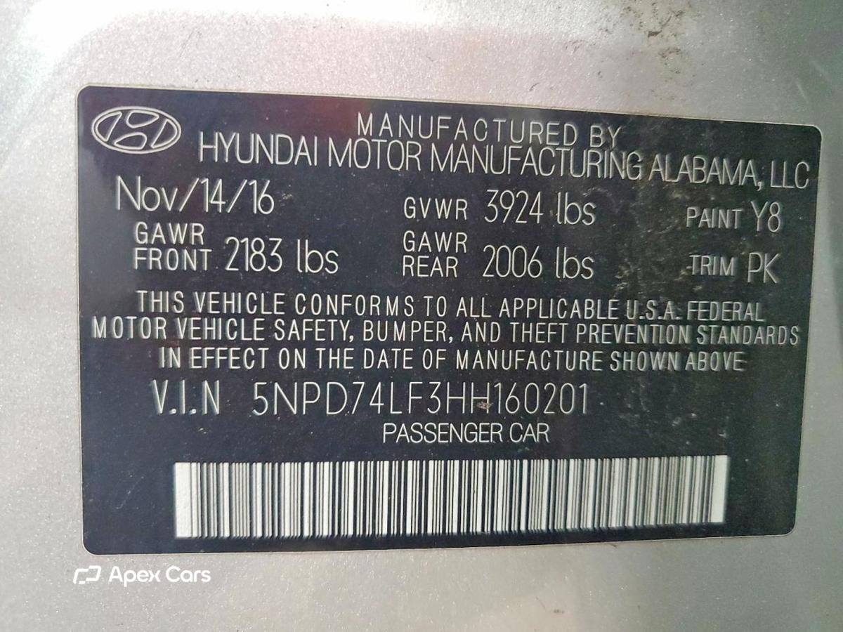 Hyundai Elantra 2017