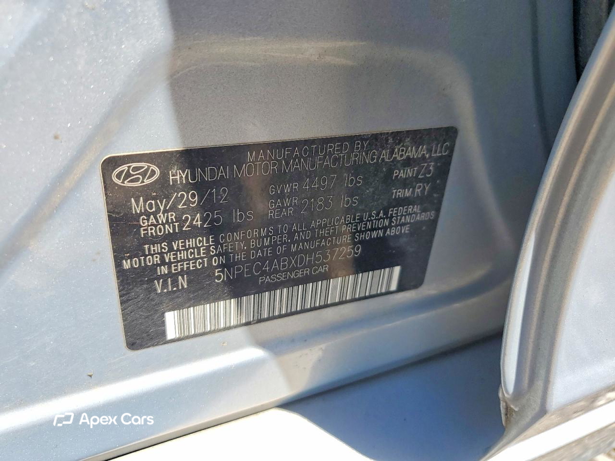 Hyundai Sonata 2013