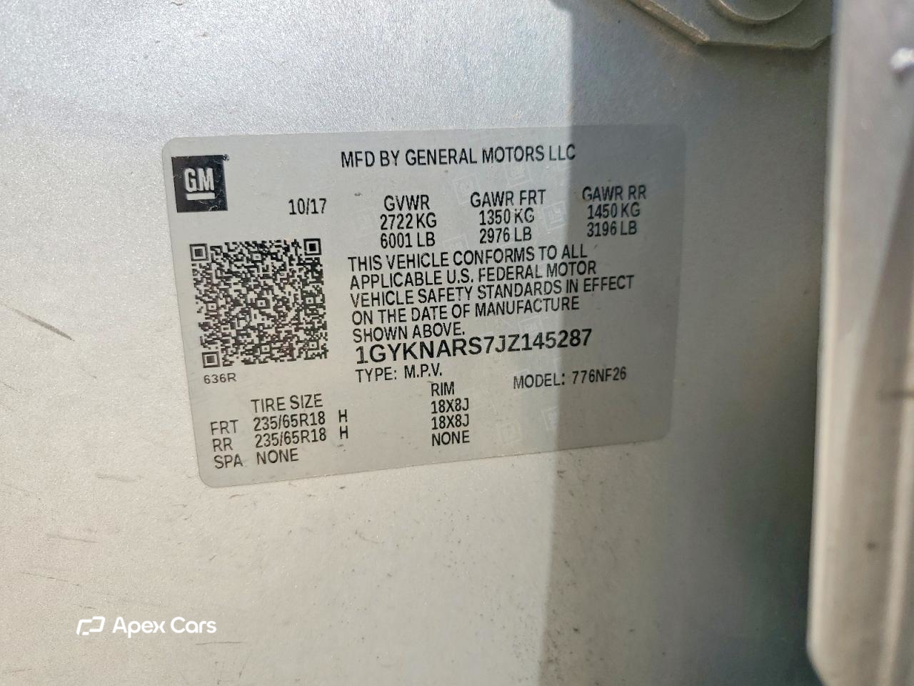 Cadillac XT5 2018