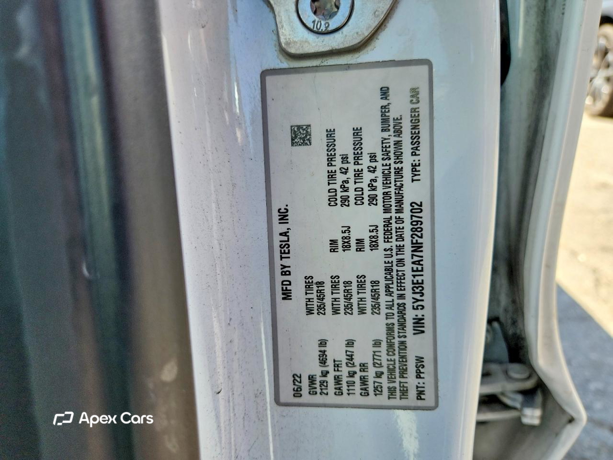 Tesla Model 3 2022