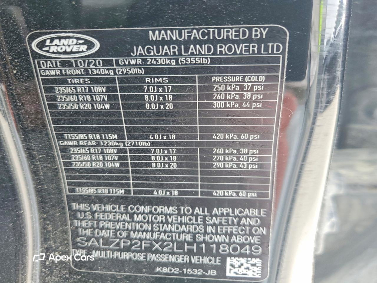 Land Rover Range Rover 2020