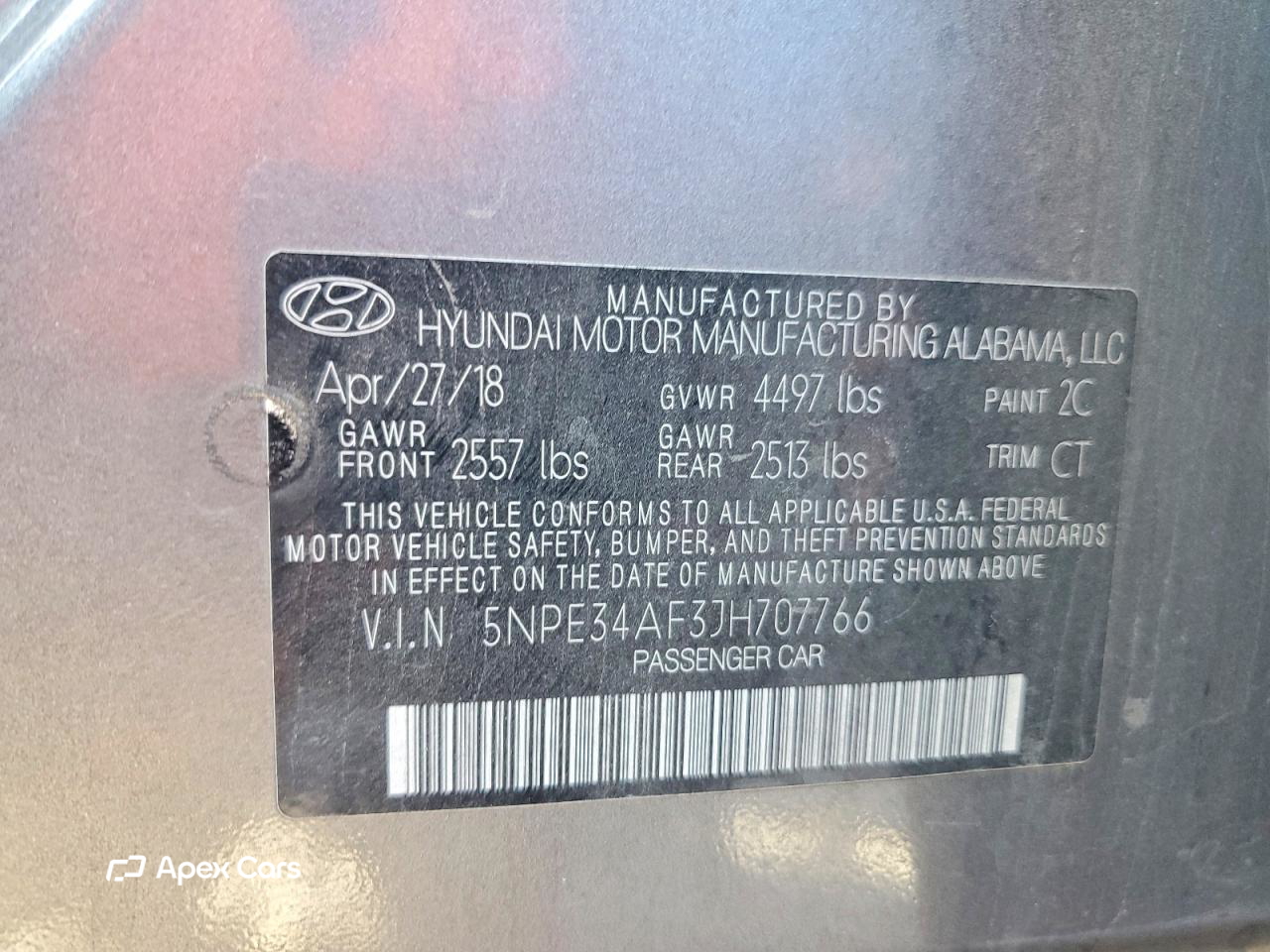 Hyundai Sonata 2018