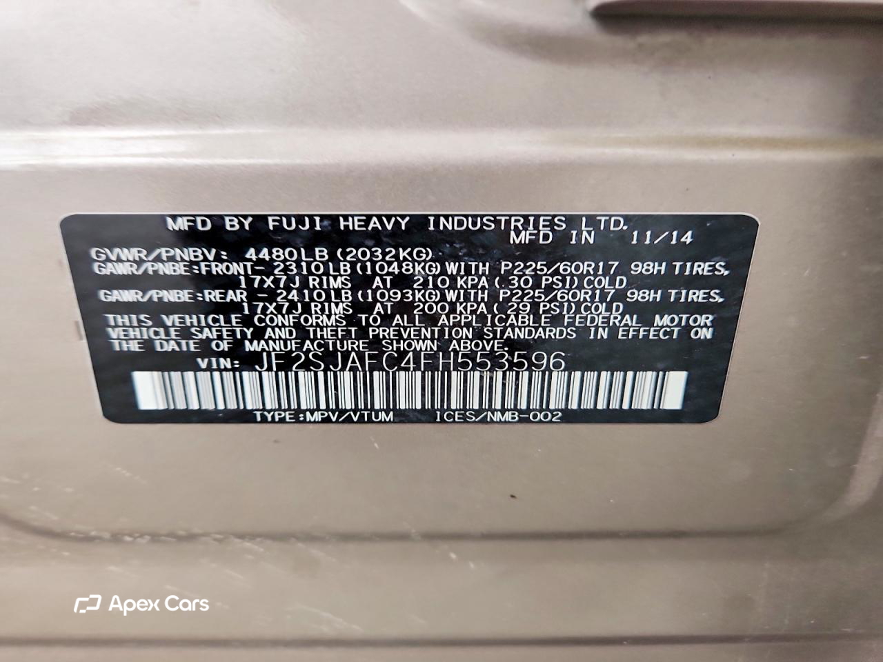 Subaru Forester 2015