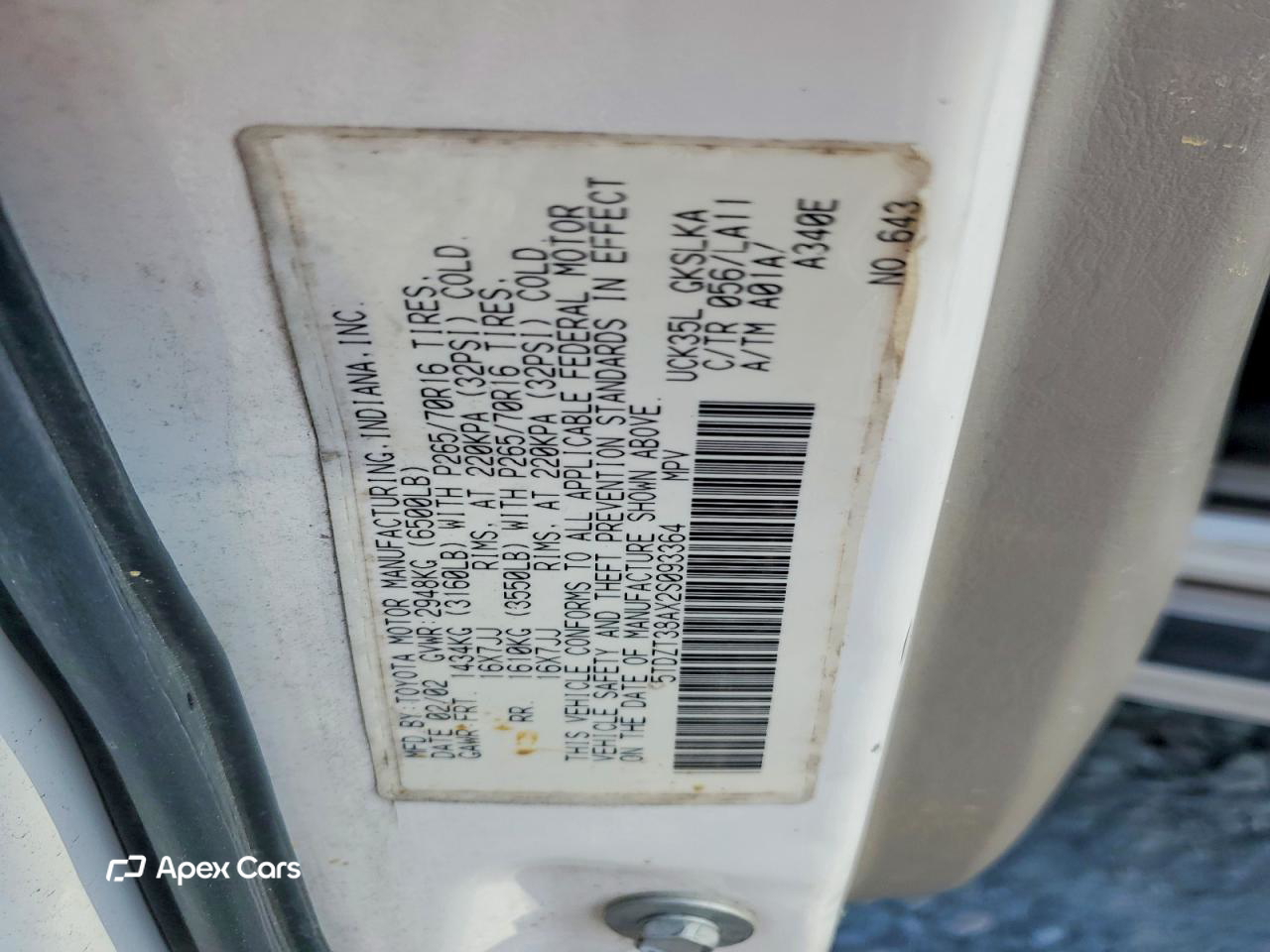 Toyota Sequoia 2002