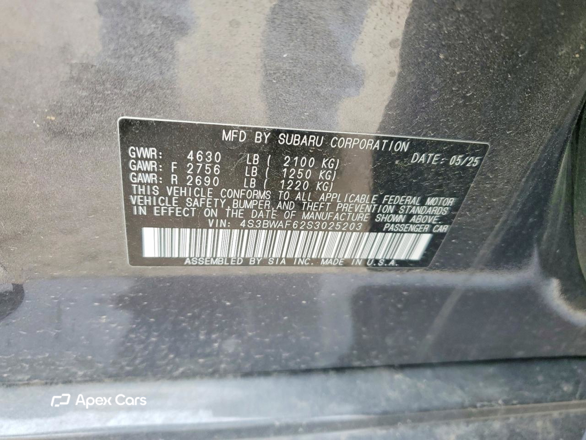 Subaru Legacy 2025
