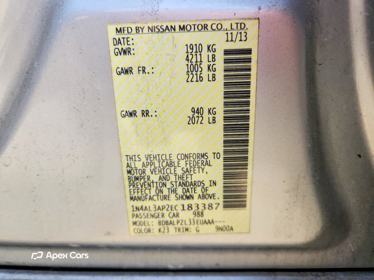 Nissan Altima 2014