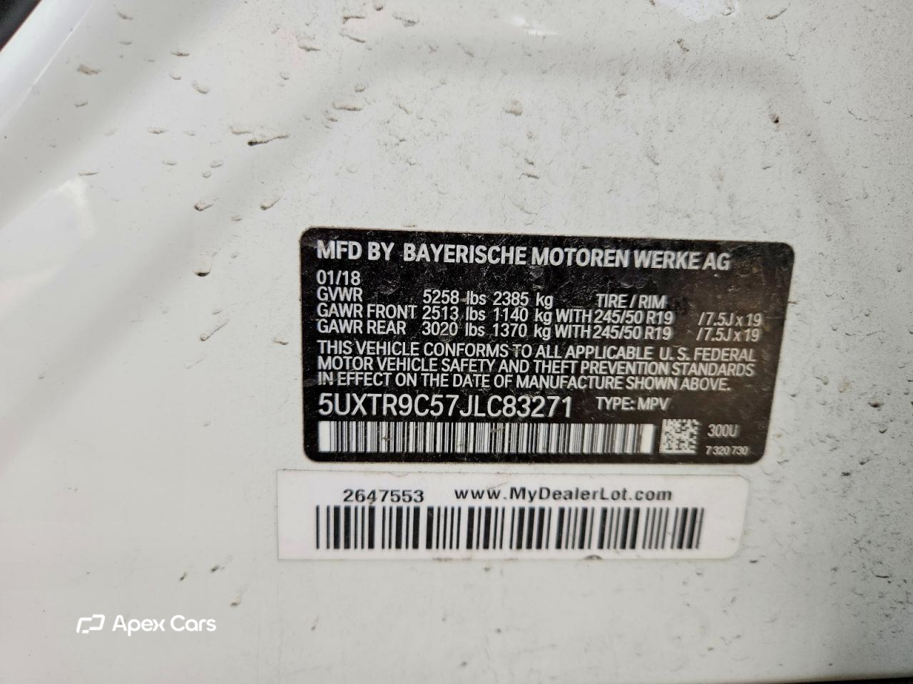 BMW X3 2018