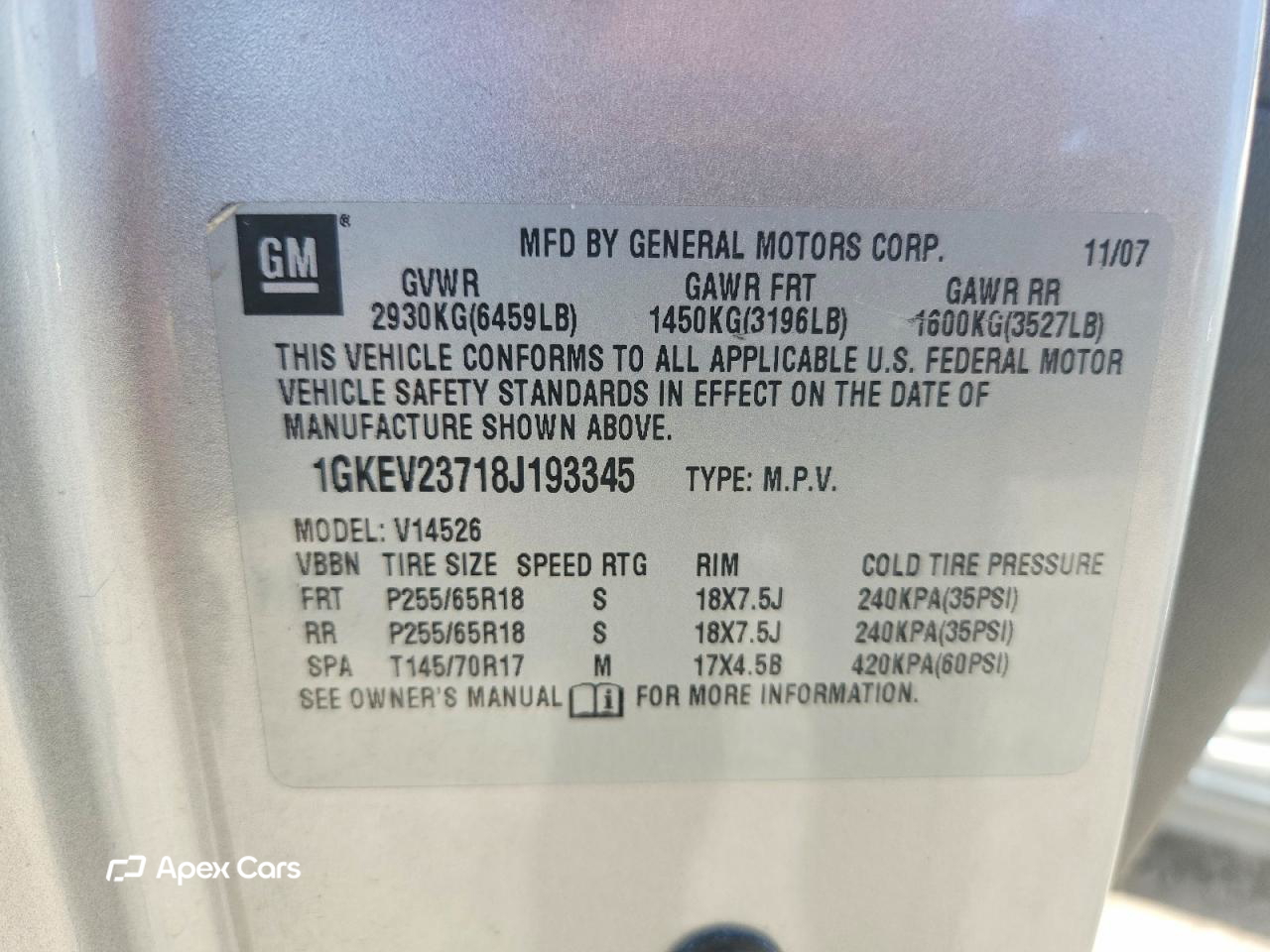 GMC Acadia 2008