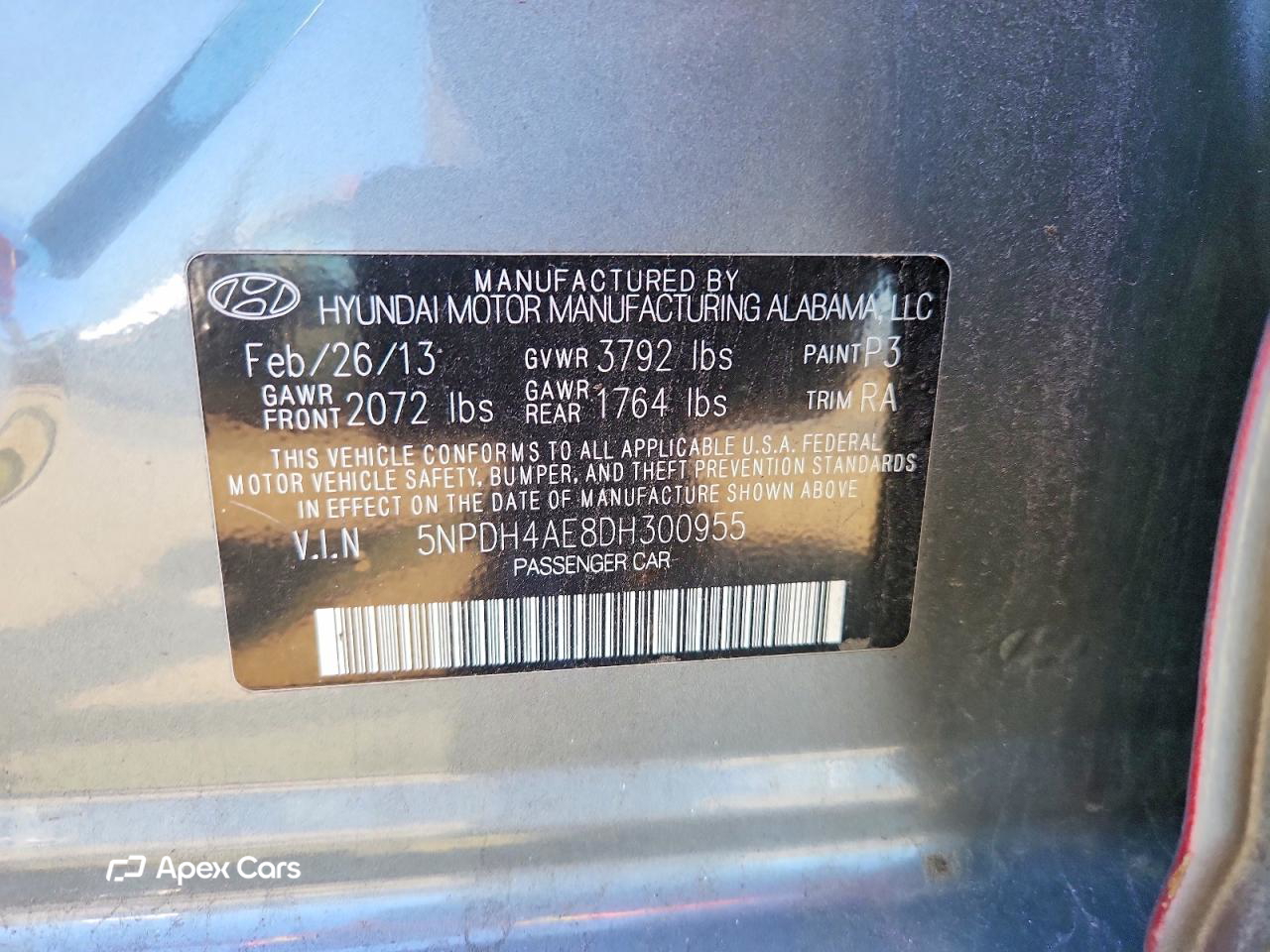 Hyundai Elantra 2013
