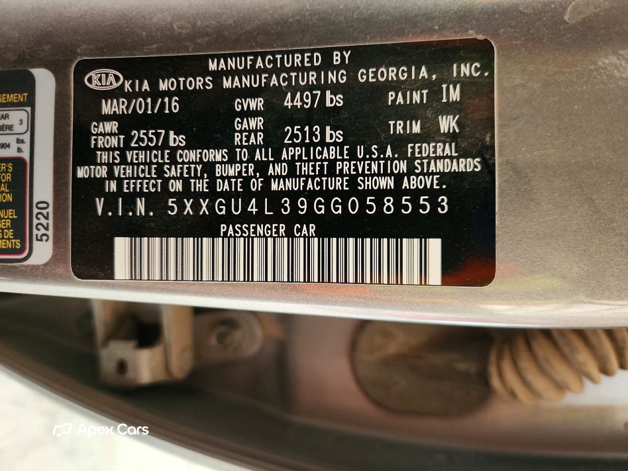 Kia Optima 2016