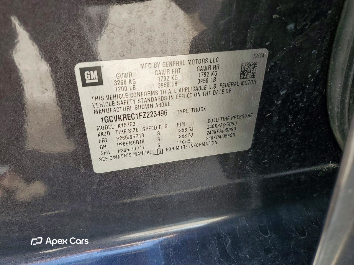 Chevrolet Silverado 2015