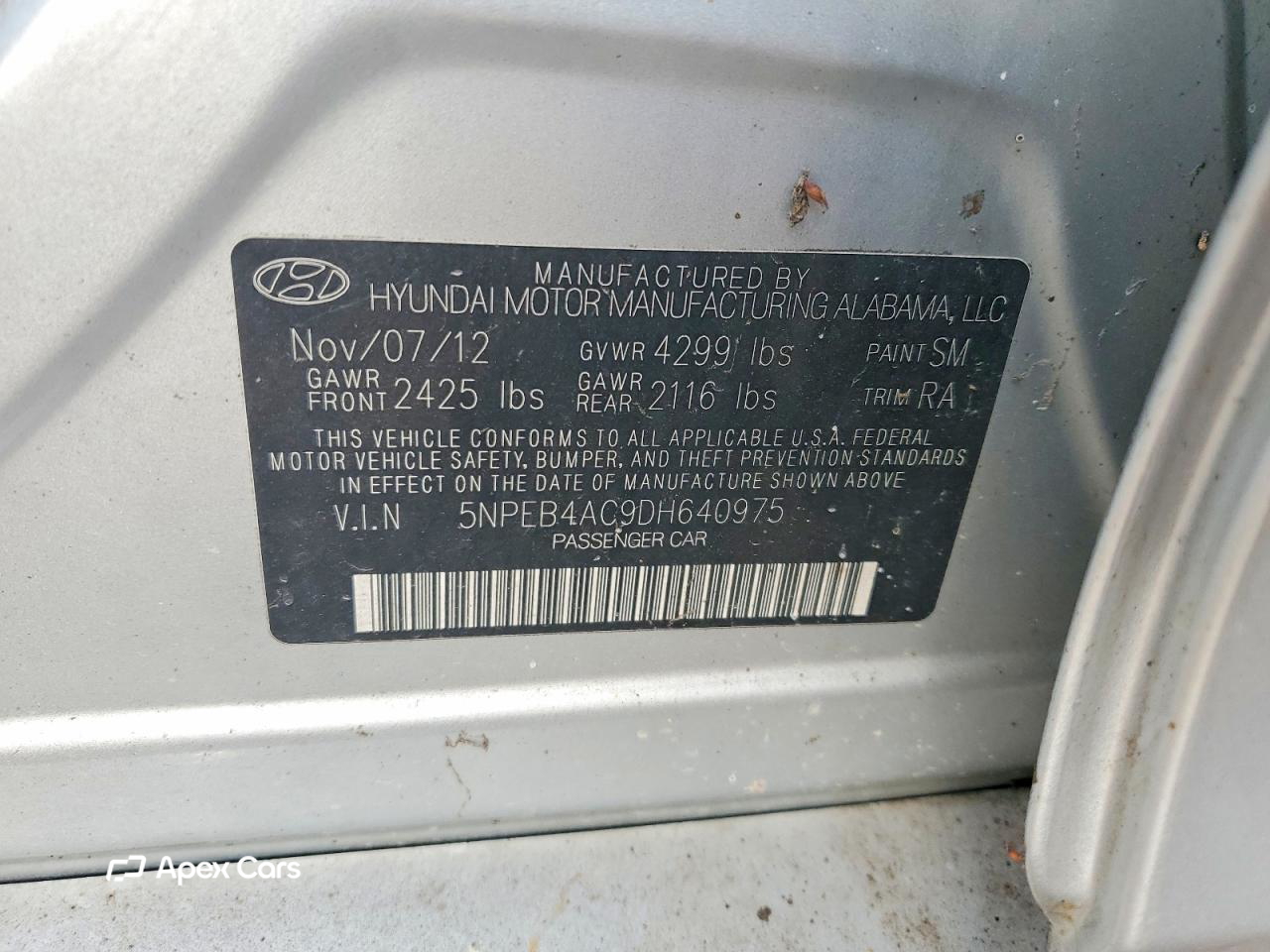 Hyundai Sonata 2013