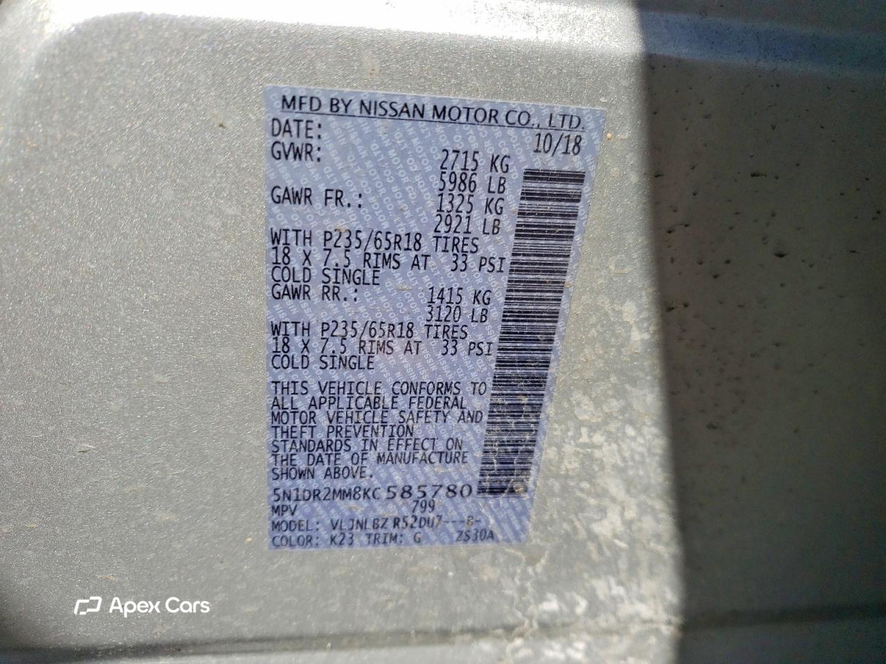 Nissan Pathfinder 2019