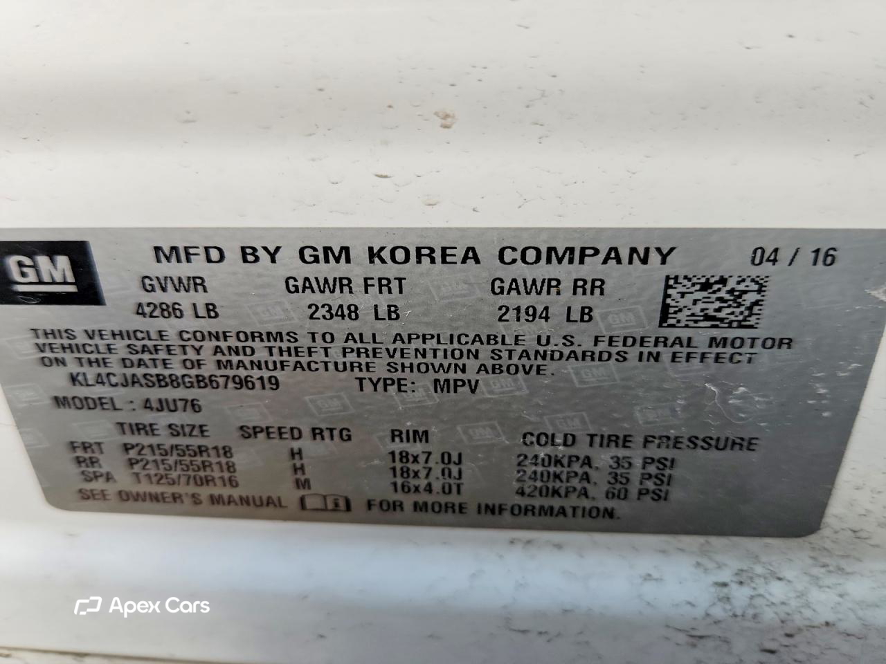 Buick Encore 2016
