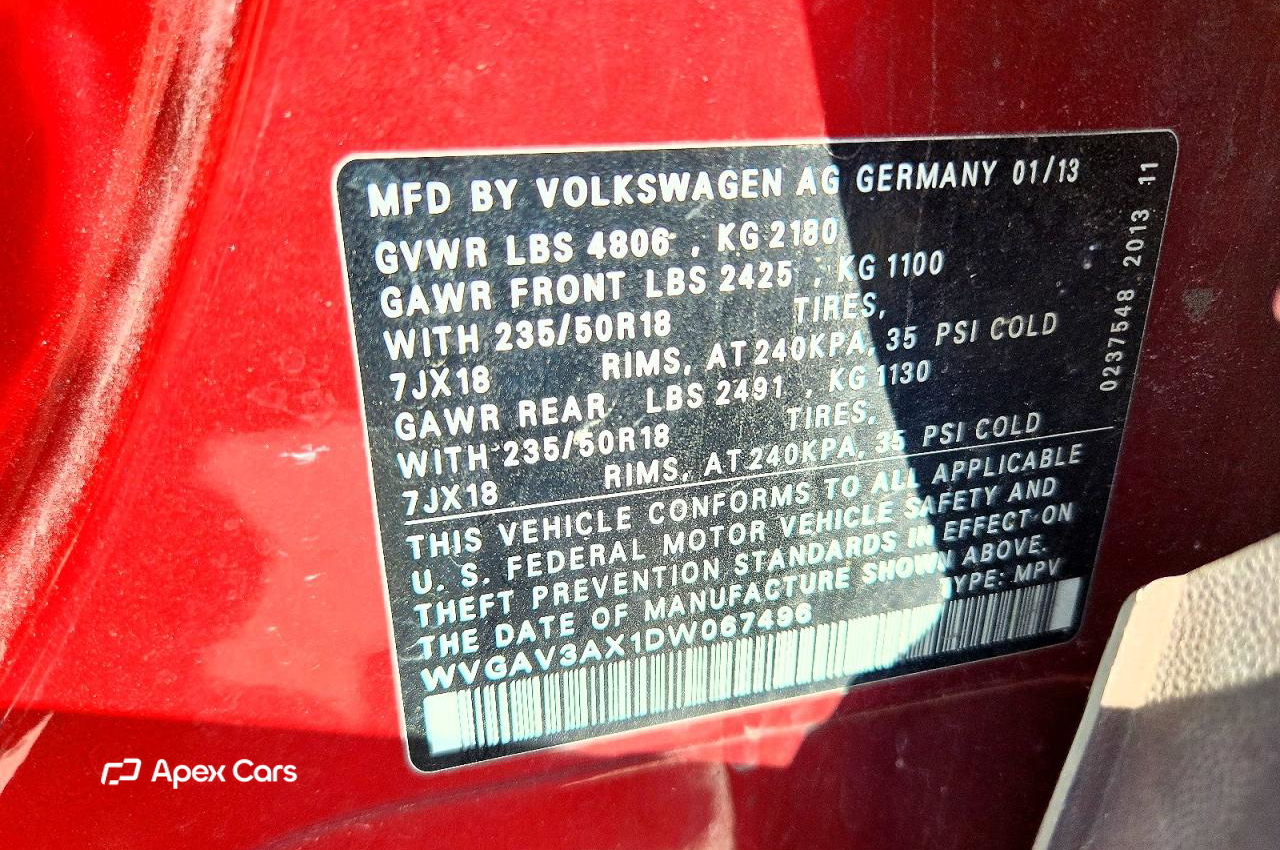 Volkswagen Tiguan 2013