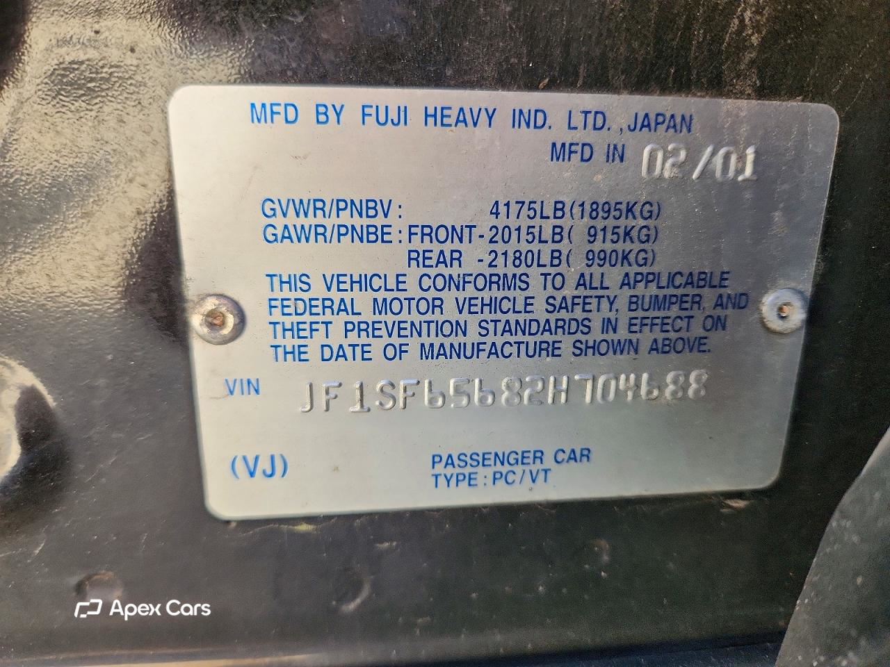 Subaru Forester 2002