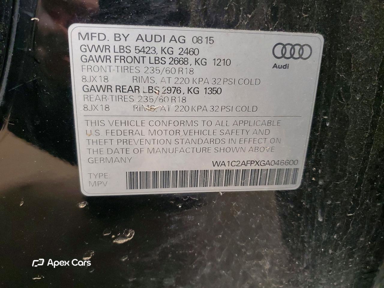 Audi Q5 2016