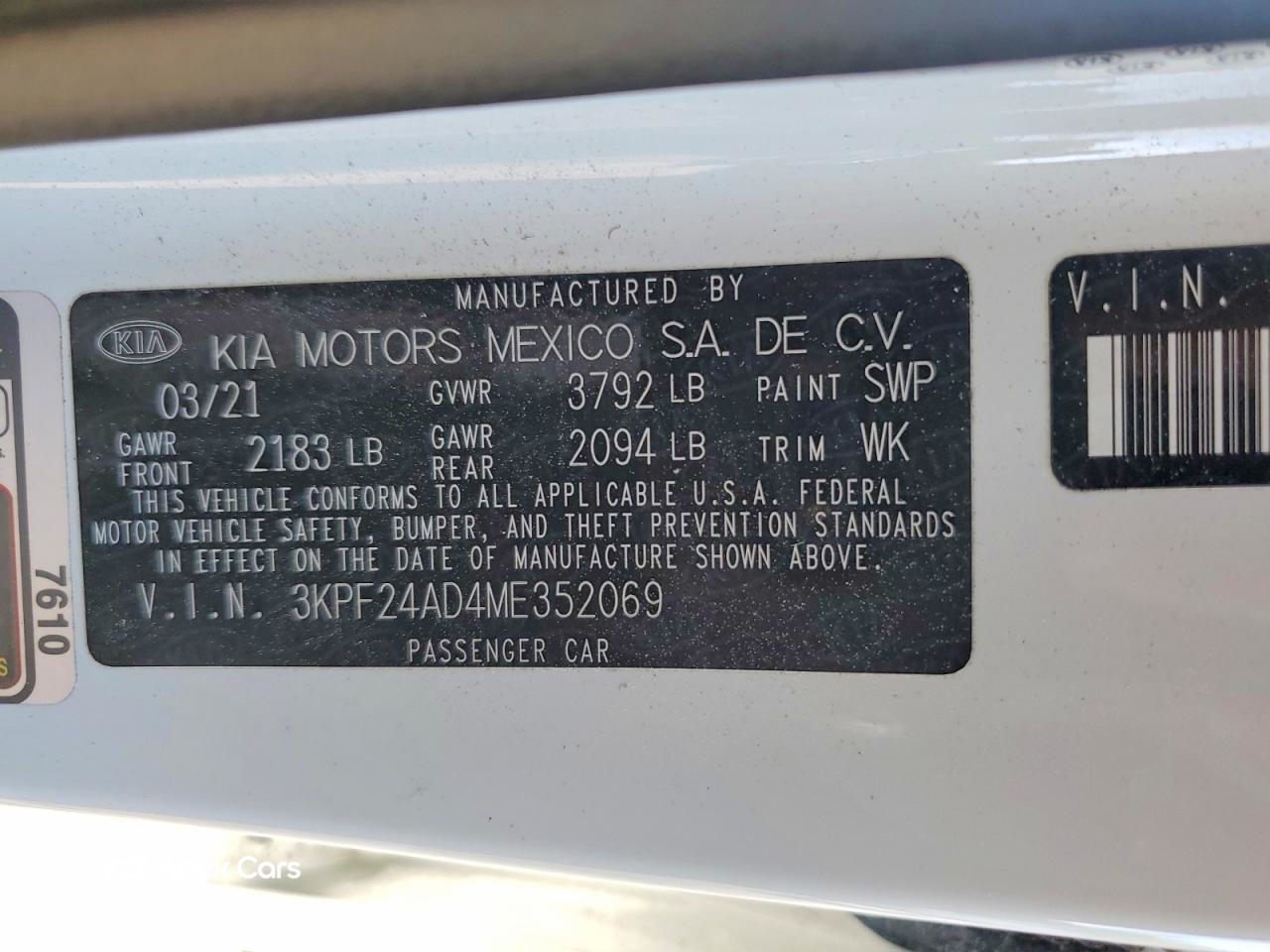 Kia Forte 2021