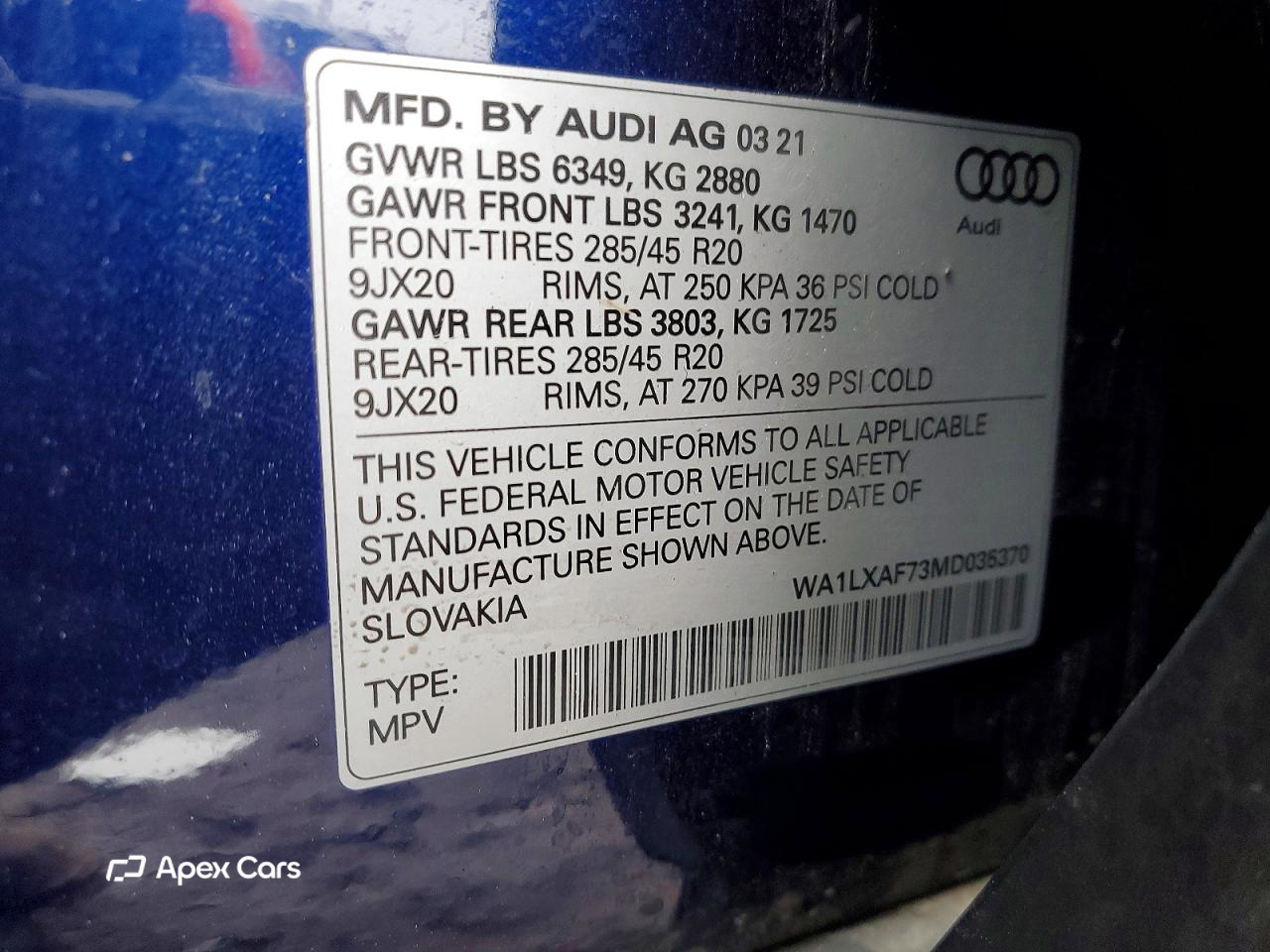 Audi Q7 2021