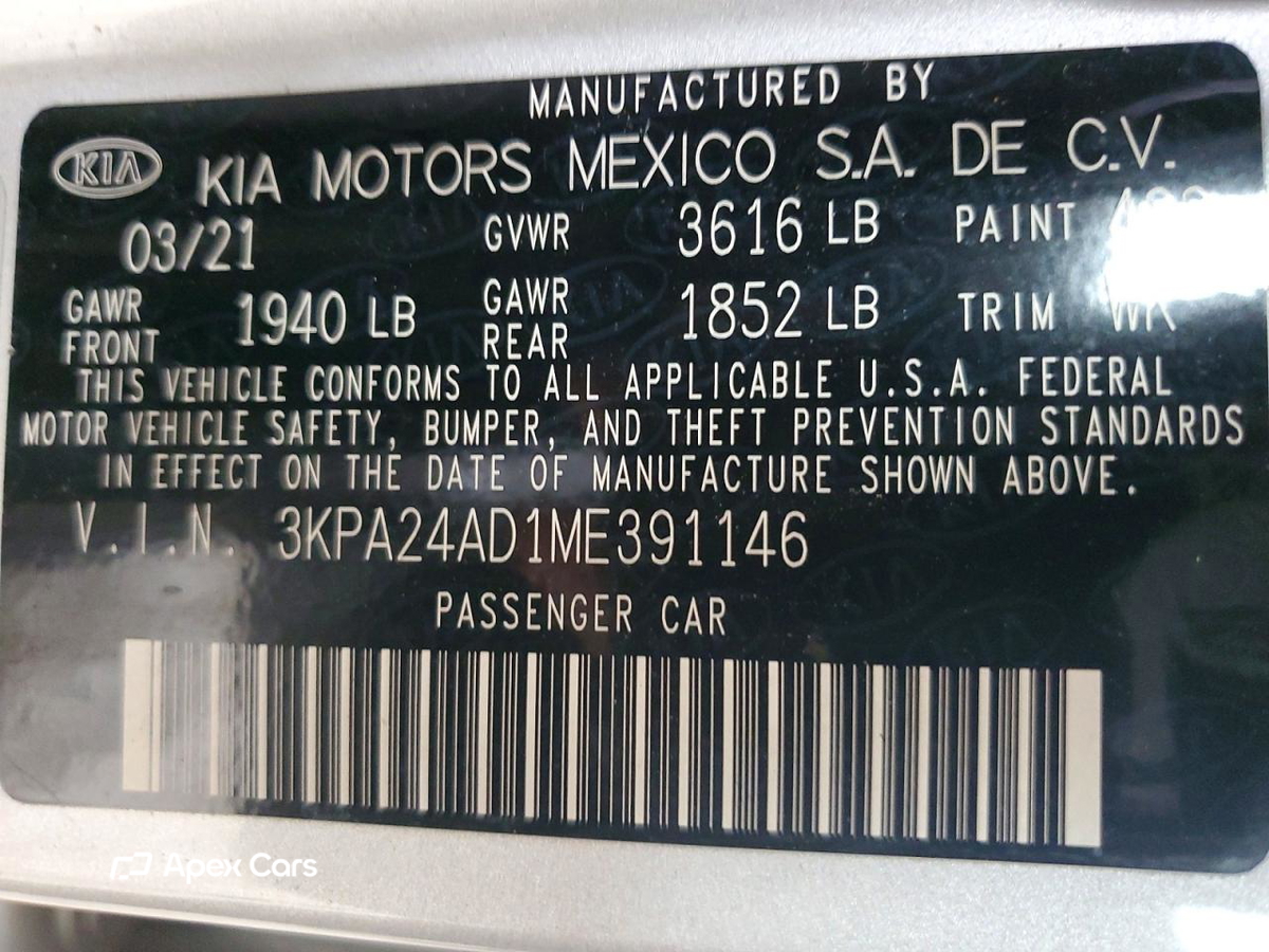 Kia Rio 2021