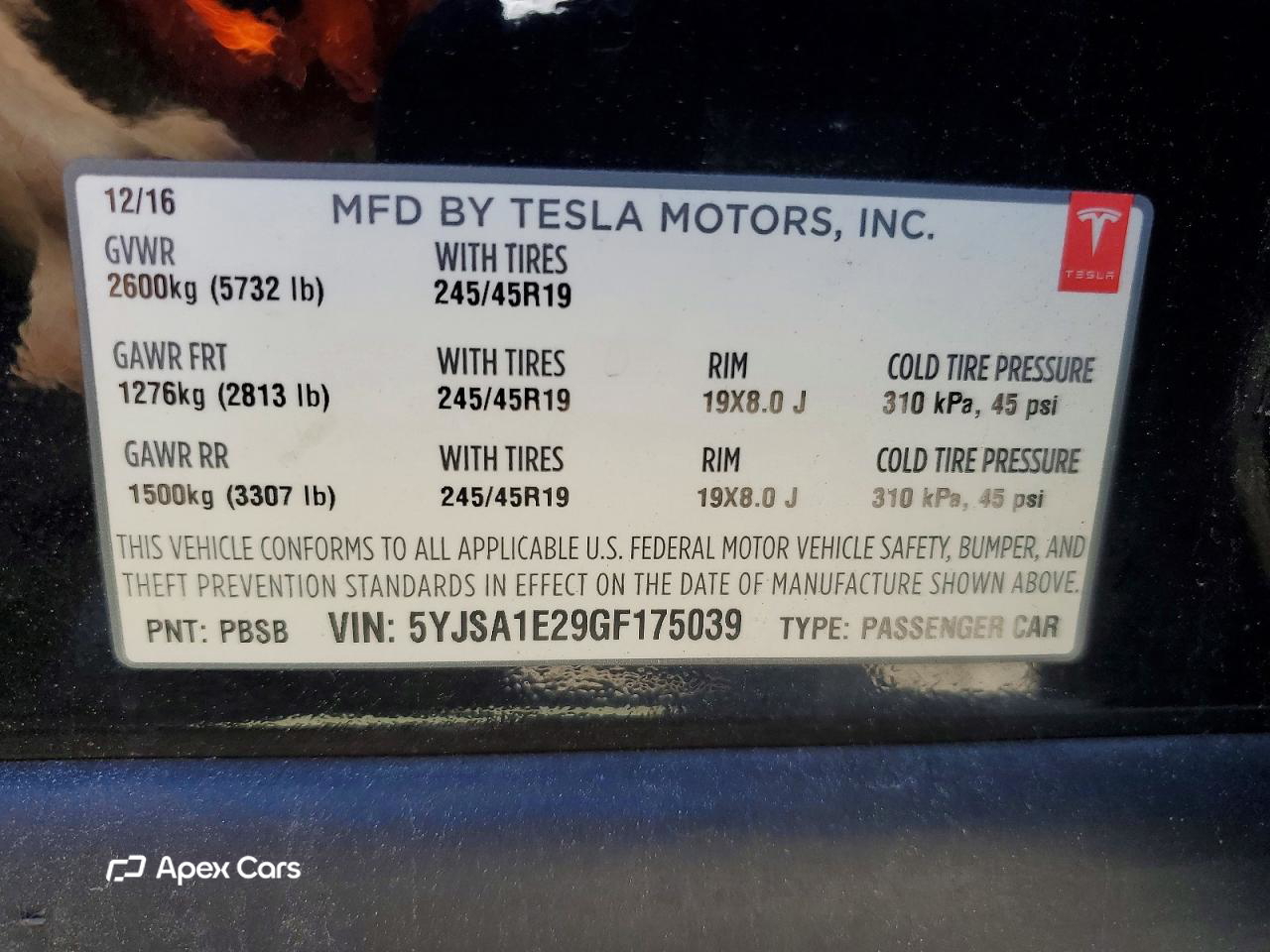 Tesla Model S 2016