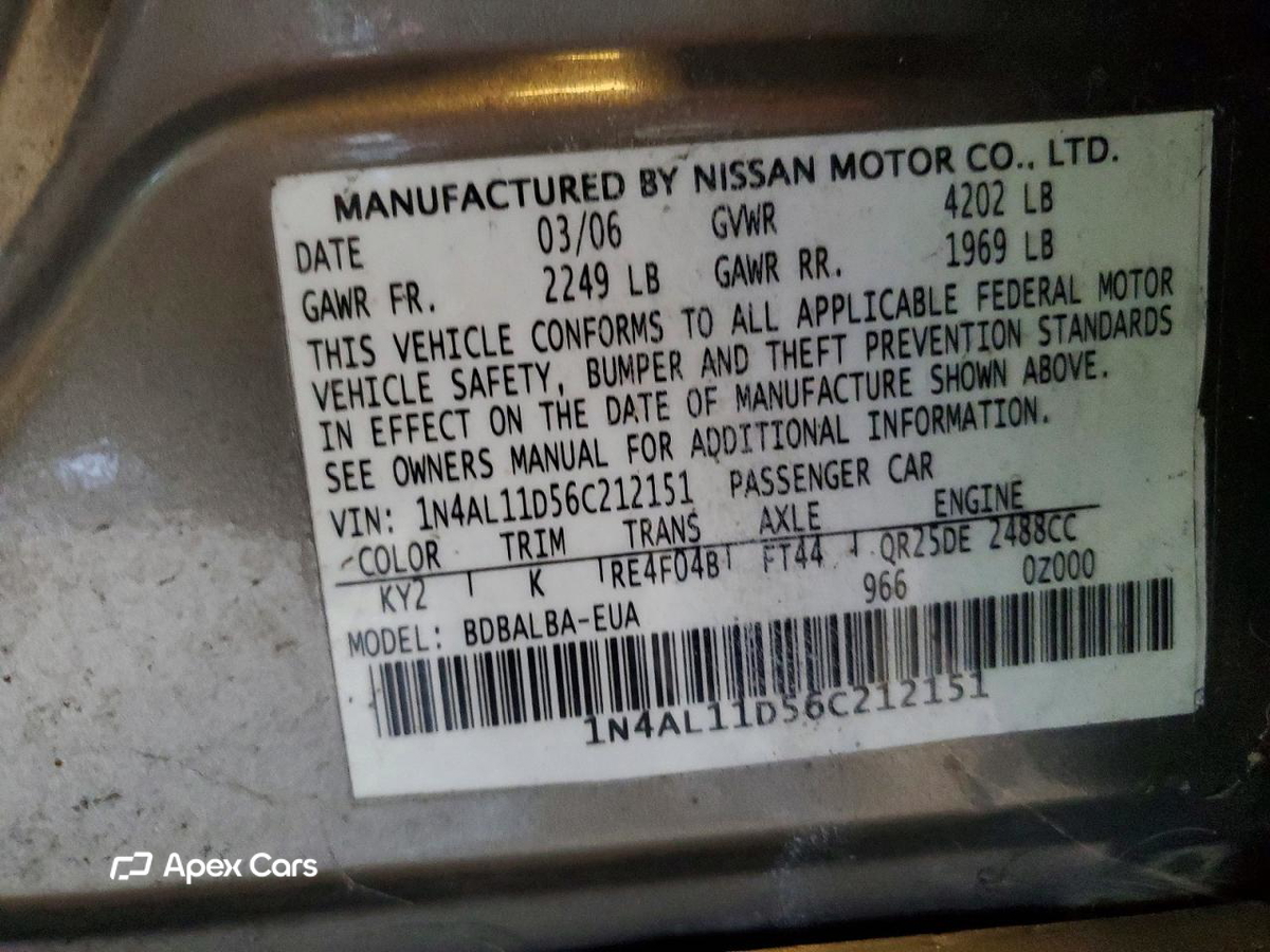 Nissan Altima 2006