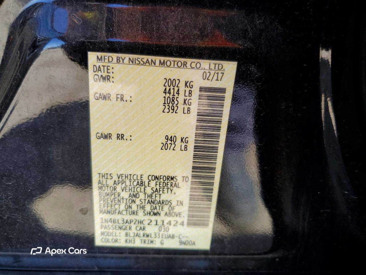 Nissan Altima 2017