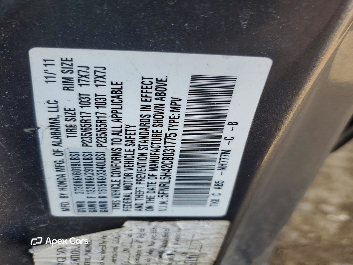 Honda Odyssey 2012